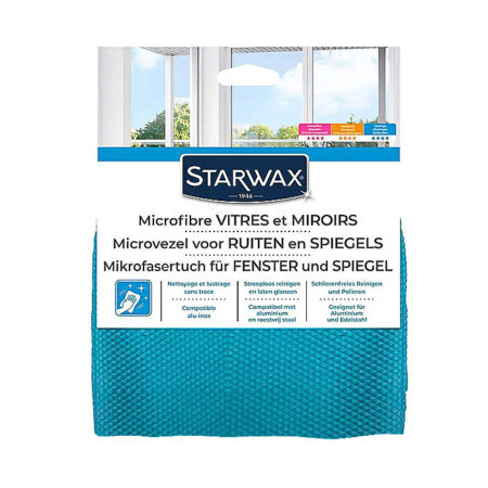 Microfibre vitres mirroirs Starwax